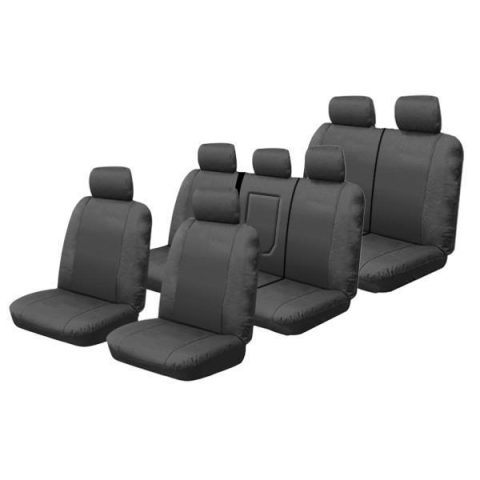 Canvas Car Seat Covers suits Toyota Prado 150 11/2009-On …