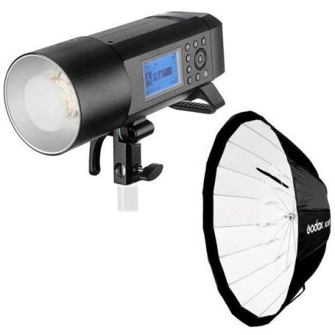 Godox AD400Pro Wistro Outdoor Flash + AD-S85W 85cm White …