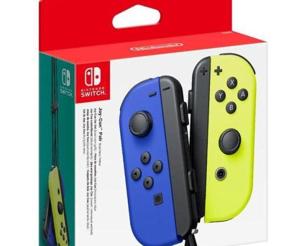 Nintendo Switch Joy-Con Blue & Neon Yellow Controller Pair