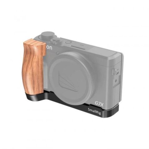 SmallRig L-Shaped Wooden Grip for Canon G7X Mark III – LCC2445