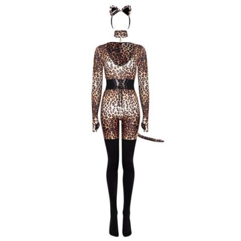 Lovehoney Feline Frisky Leopard Print Catsuit Costume