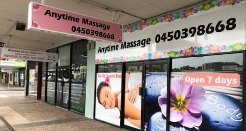 * Anytime Massage at Greenslopes (brand new shop open at corinda