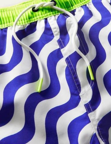 Swimshorts Regal Blue Wave Men Boden, Regal Blue Wave