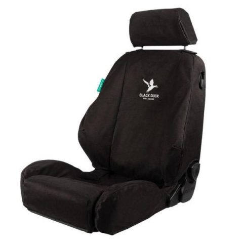 Black Duck 4Elements Black Seat Covers Manitou Forklifts