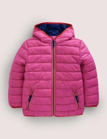 Cosy Pack-away Padded Jacket Tickled Pink Girls Boden, …