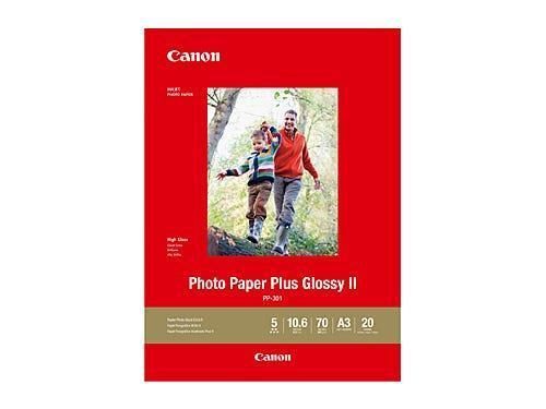 Canon PP301A3 20 sheets 265 gsm Photo Paper Plus Glossy II