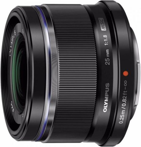 Olympus M.Zuiko 25mm f/1.8 Black Lens