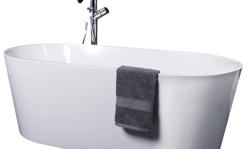 Bourne Cylindro 1700mm Freestanding Bath White